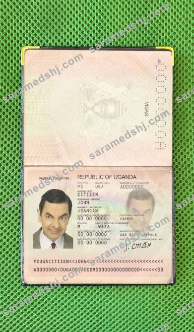 Uganda passport photo look